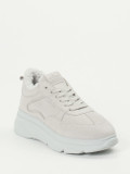 Copenhagen – Chunky Sneaker aus Nubukleder hellgrau