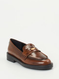 Konstantin Starke – Loafer aus Hochglanzleder Braun