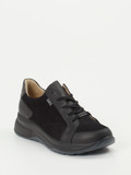 Finn Comfort – Komfort-Sneaker aus Nubukleder schwarz
