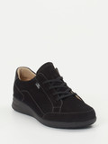 Finn Comfort - Sneaker aus Nubukleder in schwarz