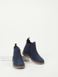 Ralph Harrison Classic – Chelsea Boots aus Nubukleder Dunkelblau