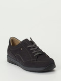 Finn Comfort – Komfort-Sneaker aus Nubukleder Anthrazit