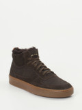 Henderson – High-Top Sneaker aus Veloursleder braun