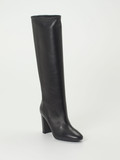 Konstantin Starke – Kniehohe Stiefel aus Lammleder Schwarz