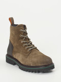 Ambitious - Boots aus Veloursleder in grün