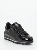 Candice Cooper - Sneaker aus Lackleder in schwarz