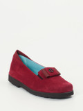 Thierry Rabotin – Loafer aus Veloursleder bordeauxrot
