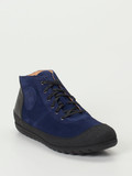 Franz Gustav – Schnürschuh aus Veloursleder Tiefblau