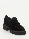 Kennel & Schmenger – Loafer aus Veloursleder Schwarz