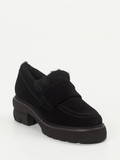 Kennel & Schmenger – Loafer aus Veloursleder Schwarz