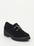 Semler – Loafer aus Veloursleder schwarz