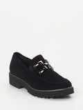 Semler – Loafer aus Veloursleder schwarz