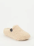 Verbenas - Hausschuh York aus Textil in beige