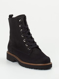Semler – Schnürboots aus Nubukleder schwarz