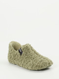 Verbenas – Hausschuhe aus Textil in Salbeigrün