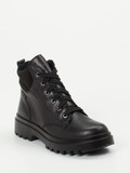 Superfit – Schnürboots aus Kalbleder schwarz