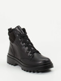 Superfit – Schnürboots aus Kalbleder schwarz