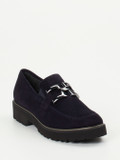 Semler – Loafer aus Veloursleder tiefdunkelblau