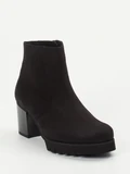 Semler - Stiefelette aus Lammleder in schwarz