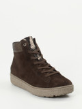 Hartjes – High-Top-Sneaker aus Veloursleder braun