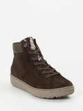 Hartjes – High-Top-Sneaker aus Veloursleder braun