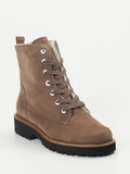 Semler – Schnürboots aus Nubukleder in Taupe
