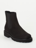 Semler – Chelsea-Stiefelette aus Nubukleder schwarz