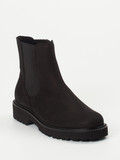 Semler – Chelsea-Stiefelette aus Nubukleder schwarz