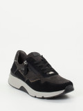 Gabor Comfort – Sneaker aus Veloursleder in Grau