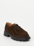 Candice Cooper – Derby-Schnürschuh aus Veloursleder Braun