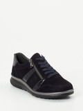 Semler – Komfort-Sneaker aus Veloursleder Dunkelblau