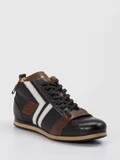 Kamo Gutsu - Sneaker high aus Kalbleder in schwarz