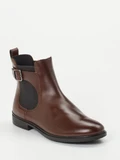 Ecco - Chelsea Boots aus Kalbleder in braun