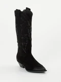 Konstantin Starke - Cowboyboots aus Veloursleder