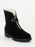 Unützer – Winterboots aus Veloursleder schwarz