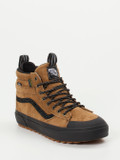 Vans – High-Top Sneaker aus Veloursleder braun