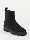 Gabor – Stiefeletten aus Veloursleder tiefschwarz