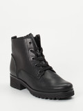 Gabor Comfort – Schnürstiefelette aus Kalbleder Schwarz