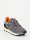 Kangaroos – Retro-Sneaker aus Veloursleder grau
