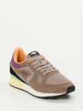 Kangaroos – Retro-Sneaker aus Veloursleder Taupe