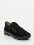 Legero – Komfort-Sneaker aus Veloursleder schwarz