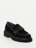 Maripé – Loafer aus Veloursleder Schwarz