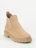Paul Green – Chelsea Boots aus Nubukleder beigebraun
