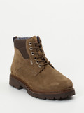 Sioux – Schnürboots aus Veloursleder braun