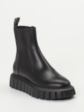 Voile Blanche – Chelsea Boots aus Lammleder schwarz