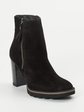 Paul Green – Stiefeletten aus Veloursleder schwarz