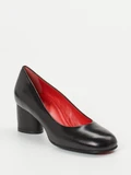 Pas de Rouge - Pumps aus Lammleder in schwarz