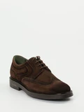 Galizio Torresi – Derby-Schuhe aus Veloursleder Braun