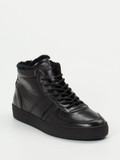 Konstantin Starke – High-Top-Sneaker aus Ziegenleder schwarz