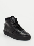 Konstantin Starke – High-Top-Sneaker aus Ziegenleder schwarz